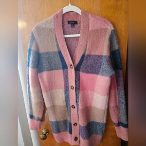 Ann Taylor Plaid Women's Sweater